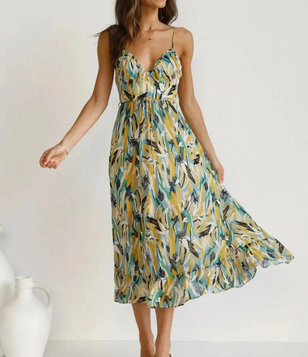 Robe Midi Douce Éclat