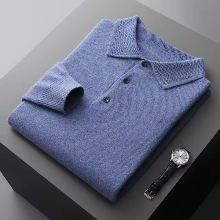 Polo en laine mérinos