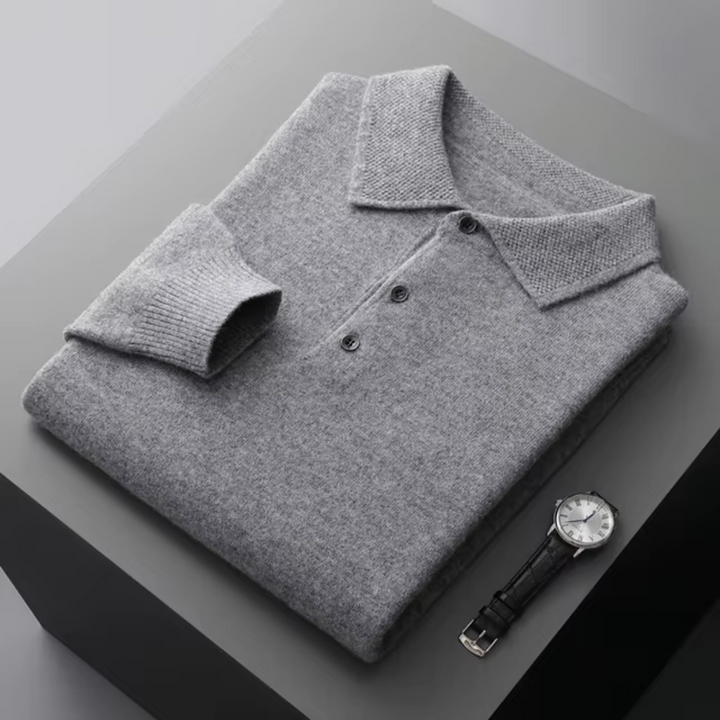 Polo en laine mérinos