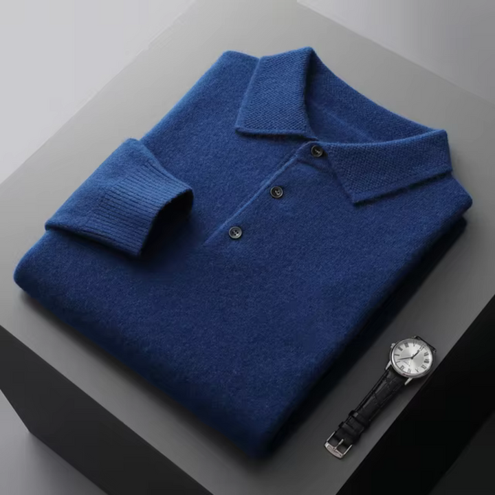 Polo en laine mérinos