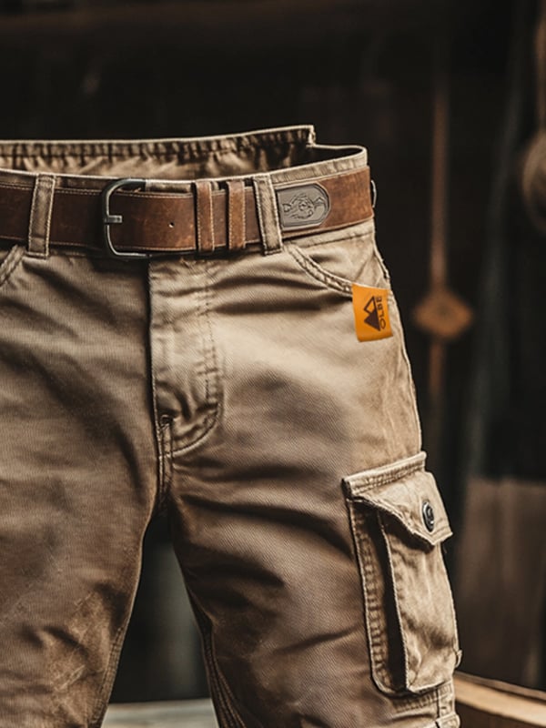 Théo | Short cargo rétro à poches multiples