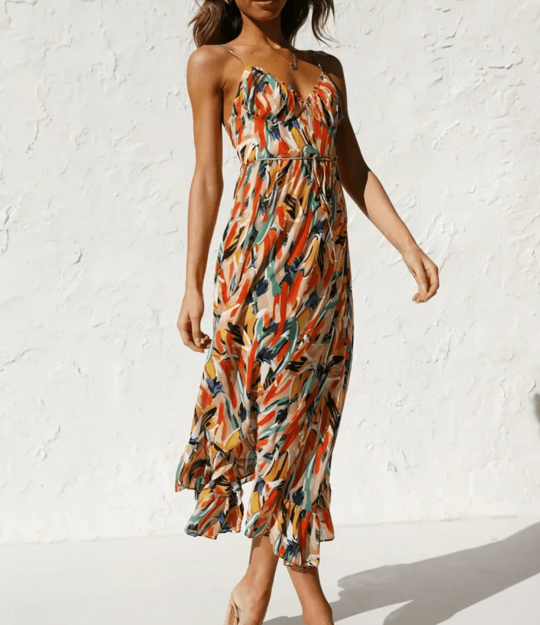 Robe Midi Douce Éclat