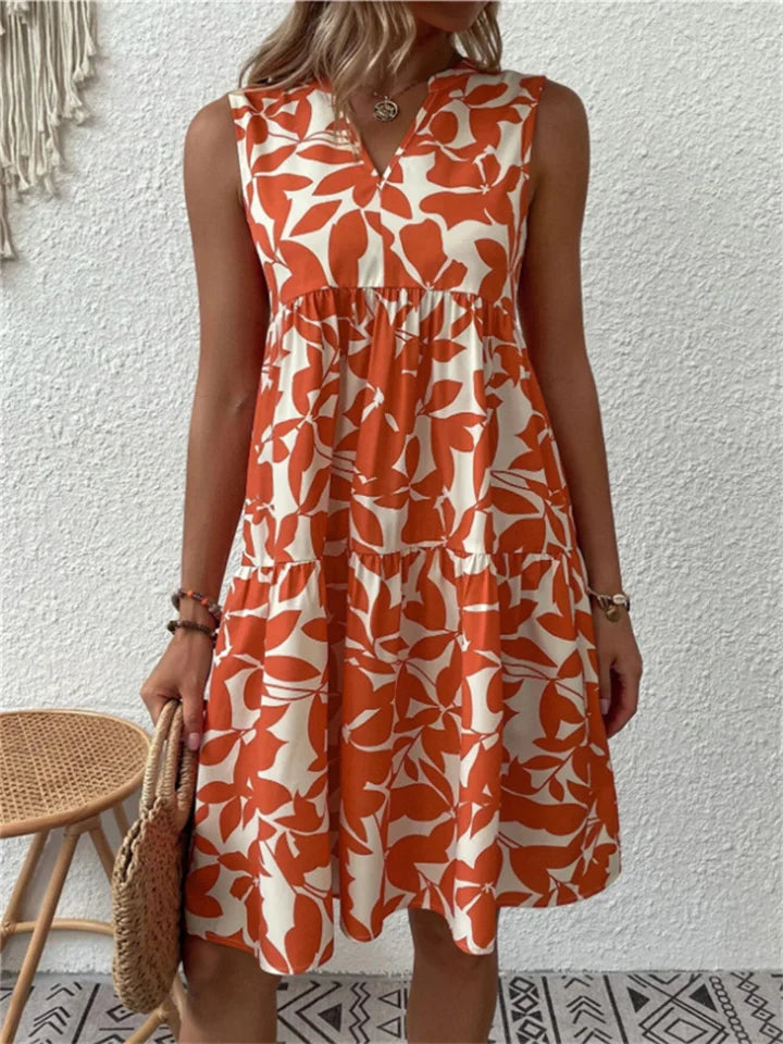 Emma — robe midi fluide épanouissante