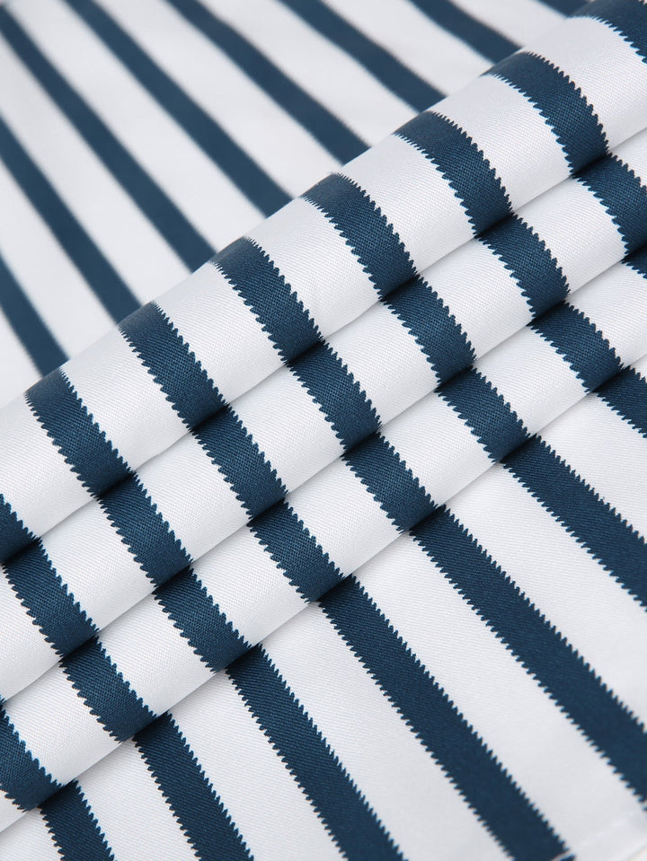 Long Sleeve Striped Shirt with Buttons