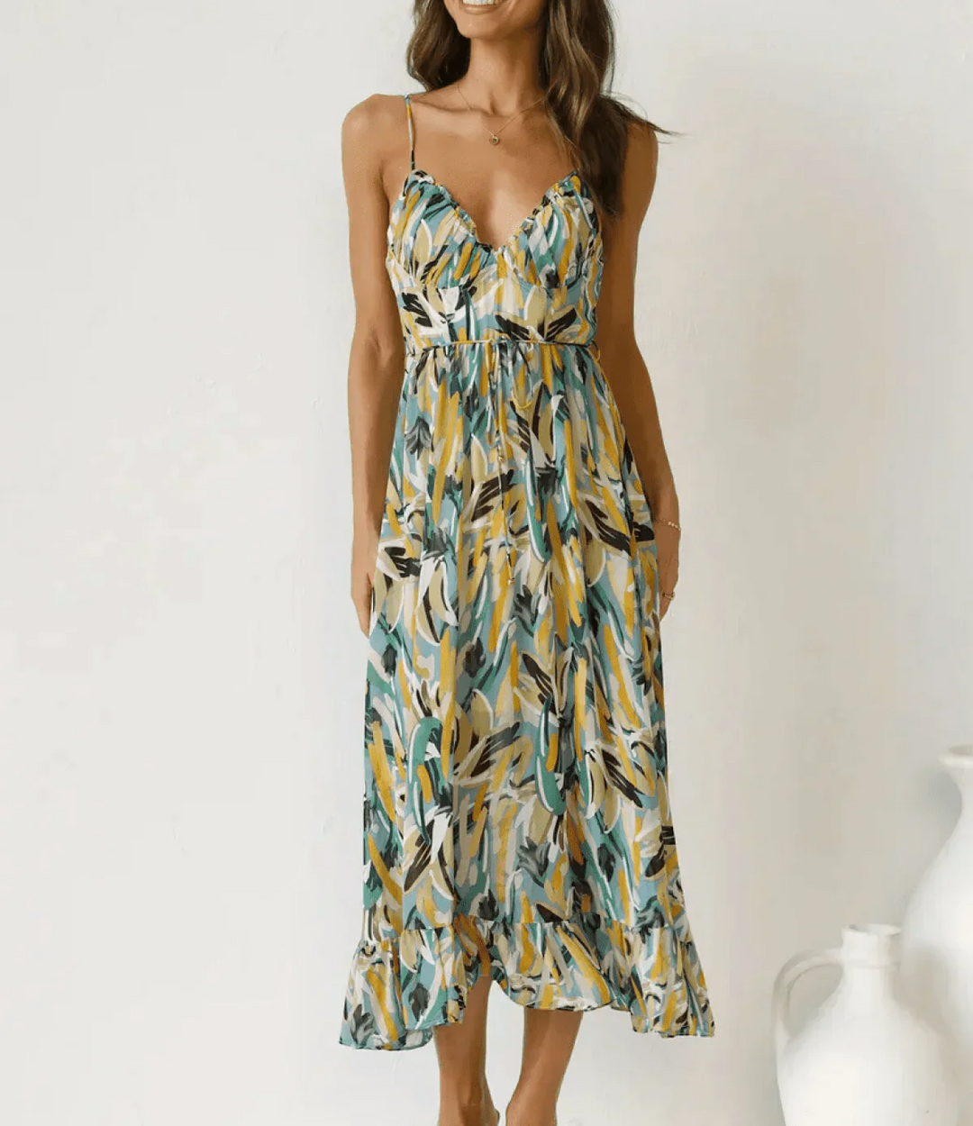 Robe Midi Douce Éclat