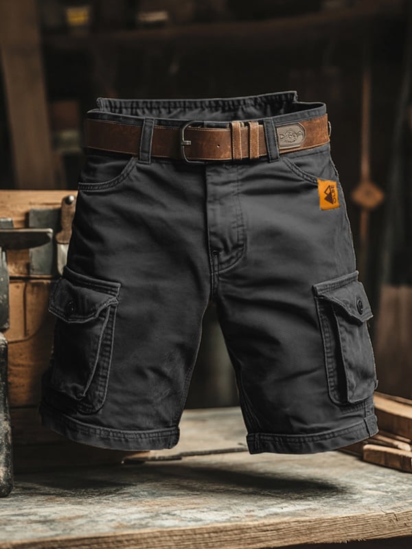 Théo | Short cargo rétro à poches multiples