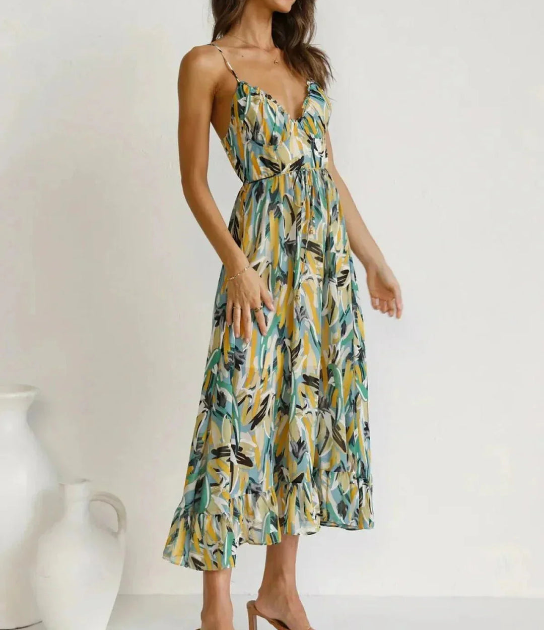 Robe Midi Douce Éclat