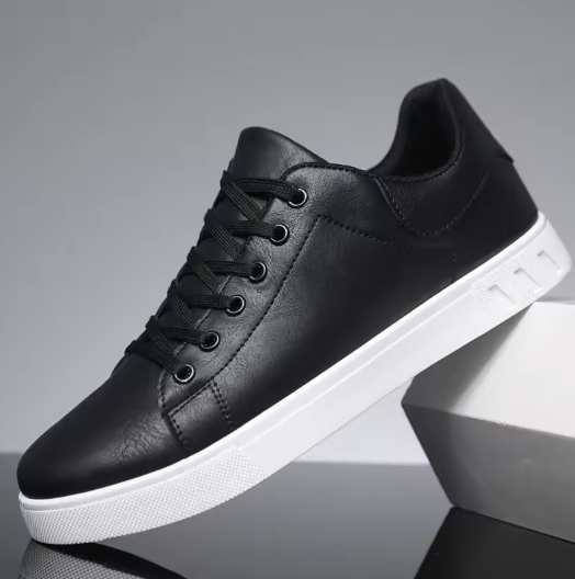 Chaussures décontractées en cuir pour homme