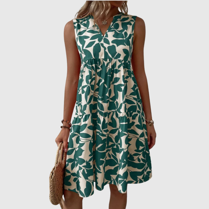 Emma — robe midi fluide épanouissante