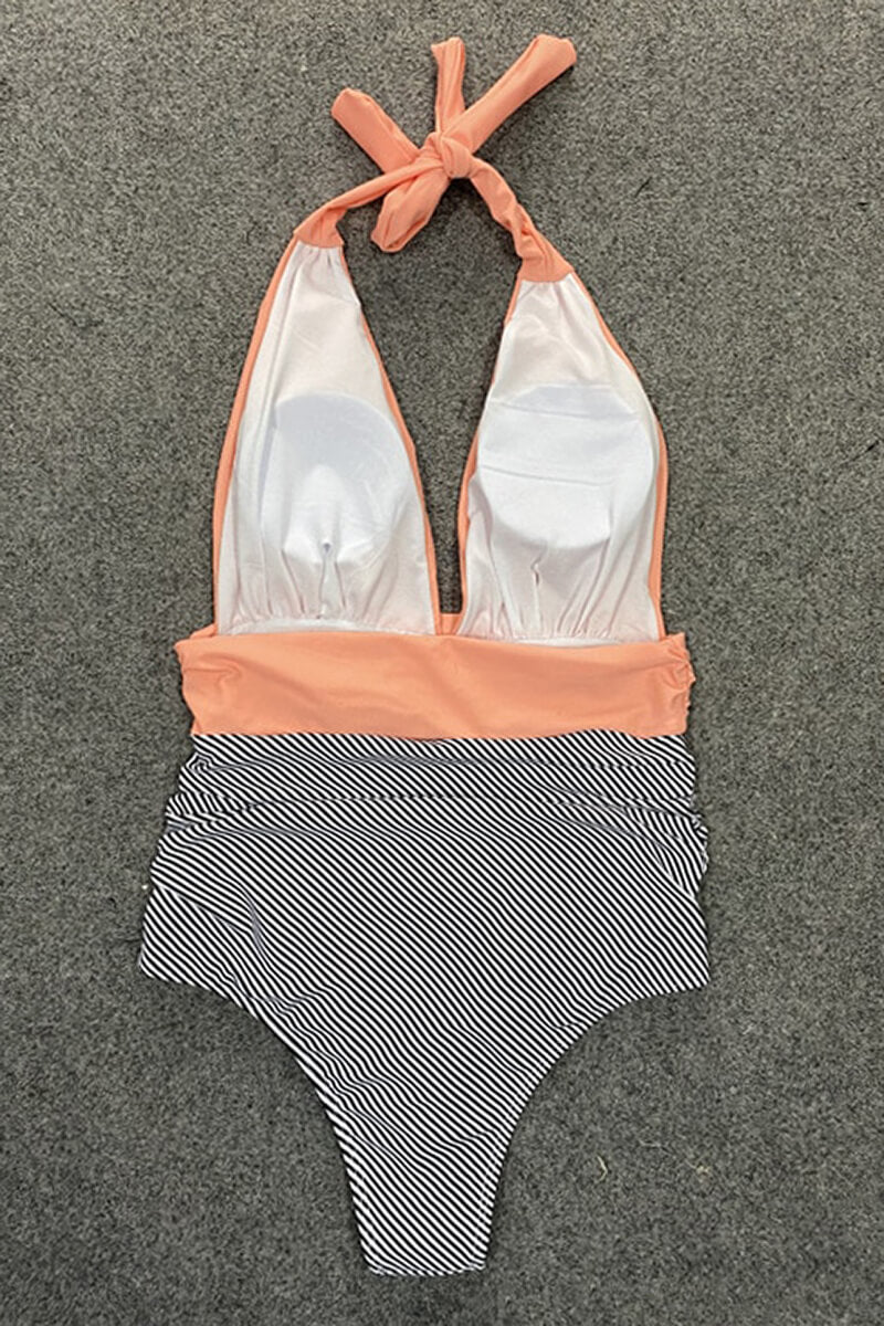 Lénaïs | Maillot de bain une pièce rayures chic