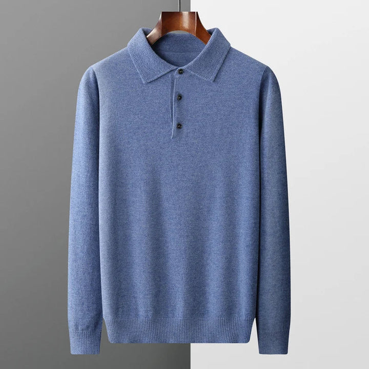 Polo en laine mérinos
