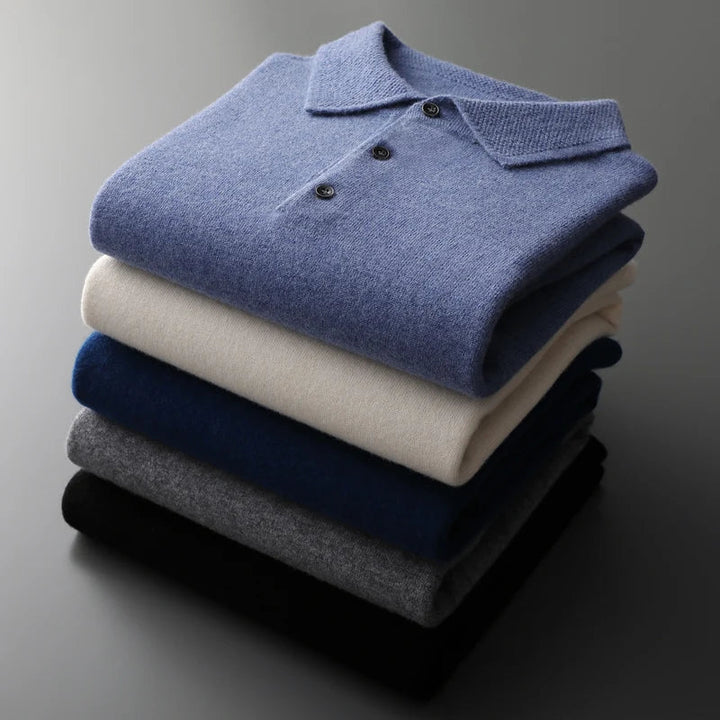 Polo en laine mérinos