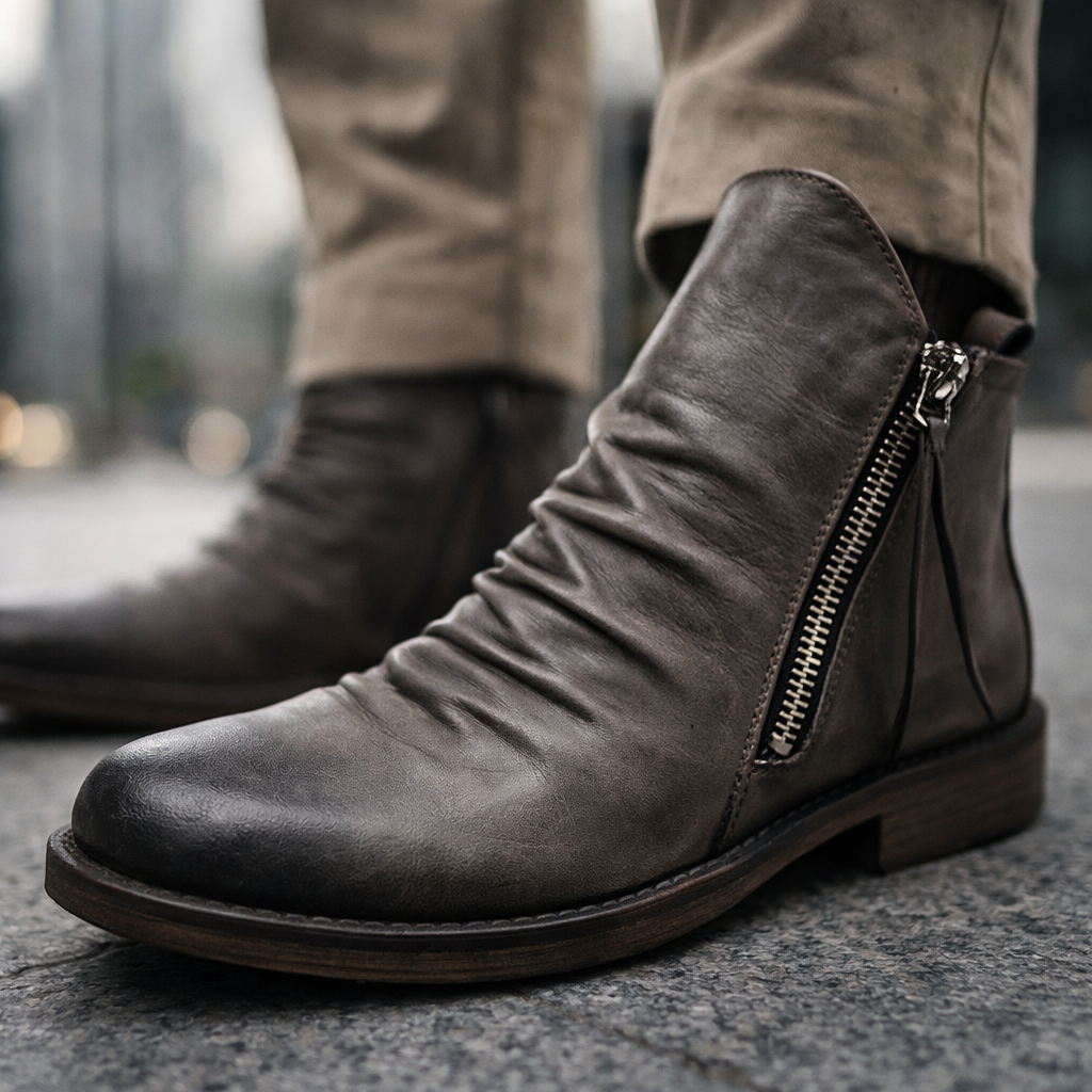 Bottines Chelsea en cuir