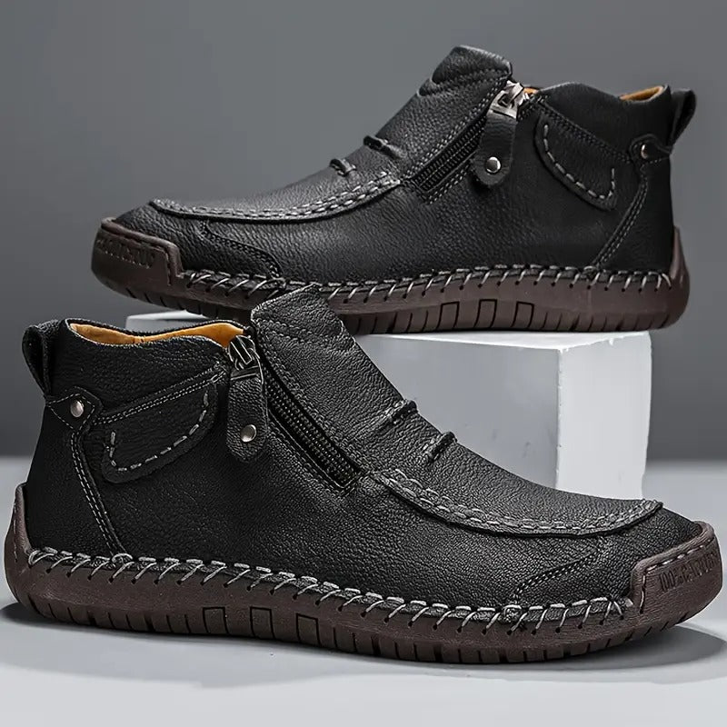 Diego | Chaussures confortables avec fermeture éclair latérale