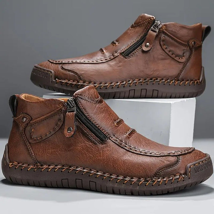 Diego | Chaussures confortables avec fermeture éclair latérale