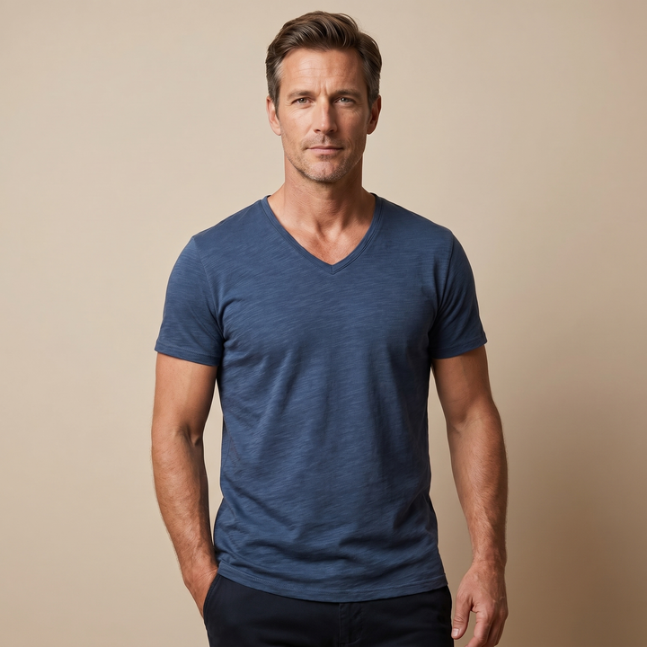 T-shirt Col V – Essentiel Homme