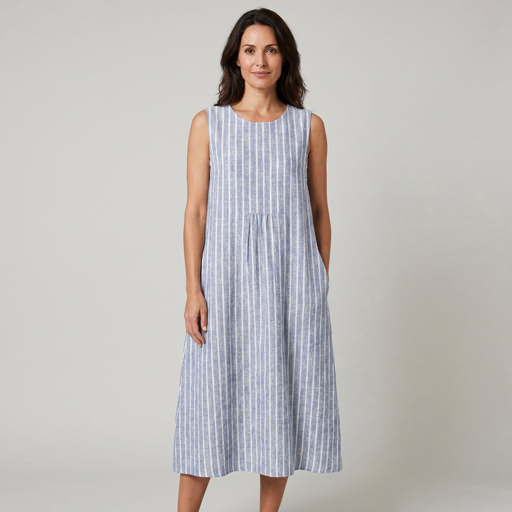 Anaïs | Robe Rayée Balnéaire