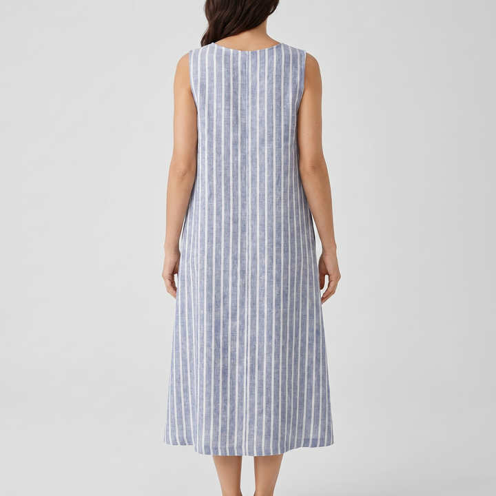 Anaïs | Robe Rayée Balnéaire