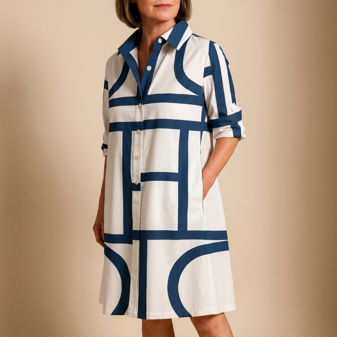 Jeanne | Robe midi soignée et élégante