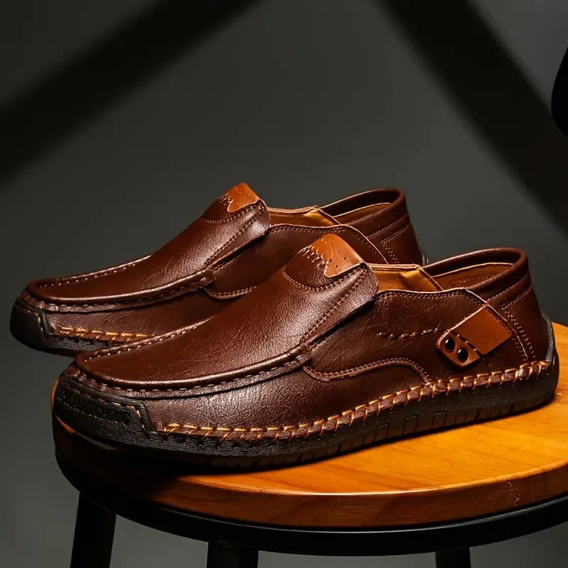Chaussures en cuir classiques et confortables pour homme