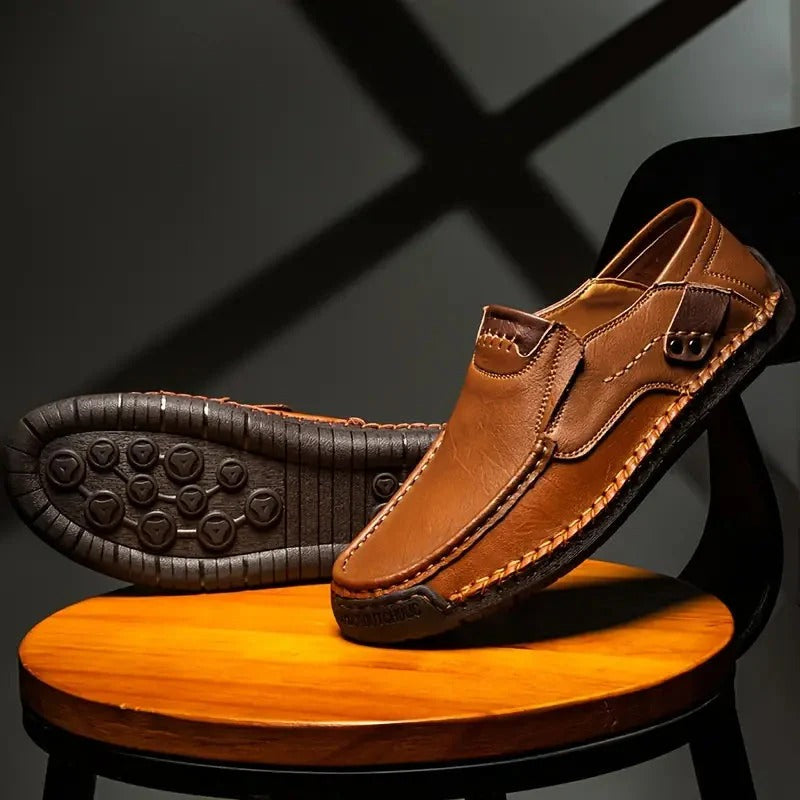 Chaussures en cuir classiques et confortables pour homme
