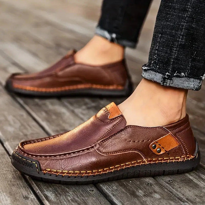 Chaussures en cuir classiques et confortables pour homme