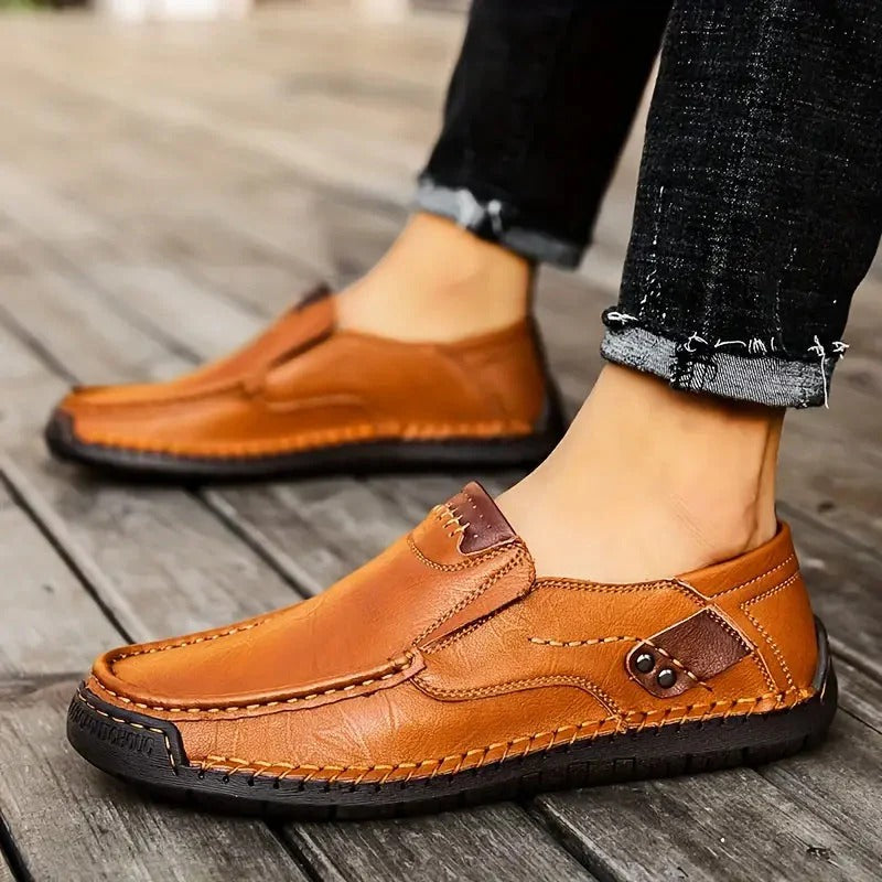 Chaussures en cuir classiques et confortables pour homme