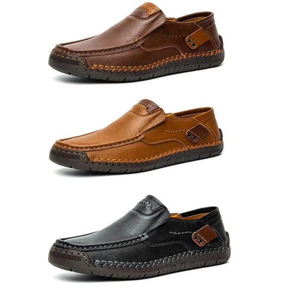 Chaussures en cuir classiques et confortables pour homme