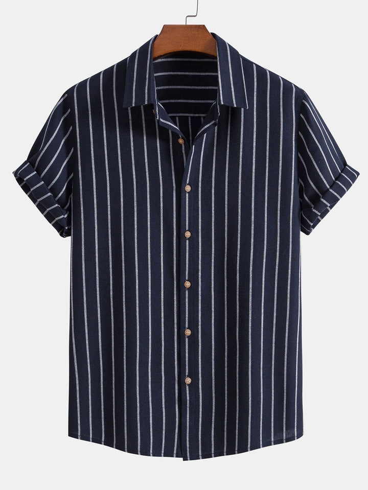 Cotton Brot Strangement Butt Up Shirt